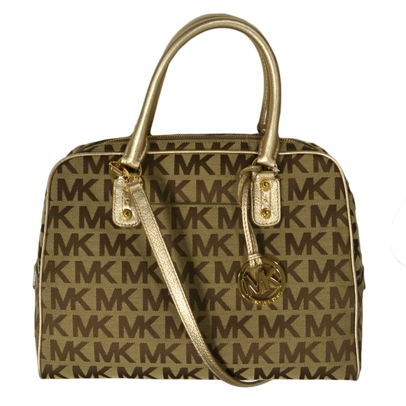Gold Michael KORS Purse